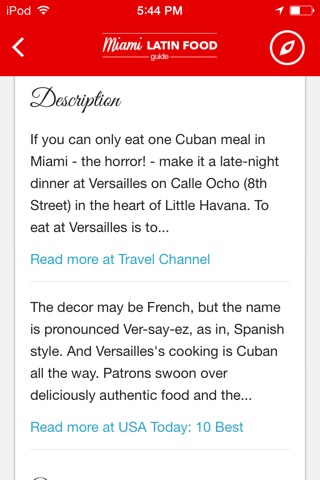 Miami Latin Food Guide - the insider's guide to the best Cuban, Argentine, Venezuelan, Peruvian and Latin food in Miami and Miami Beach screenshot 4