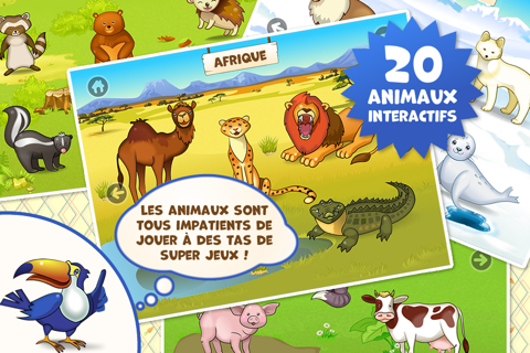 Zoo Playground - Games with animated animals for kids screenshot 3