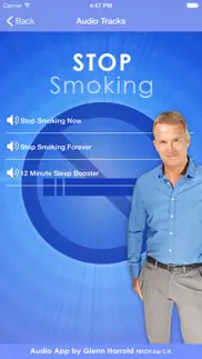 stop smoking forever - hypnosis by glenn harrold iphone screenshot 2
