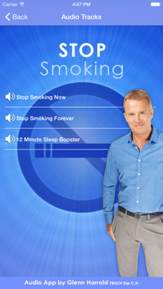 Stop Smoking Forever - Hypnosis by Glenn Harrold screenshot 2