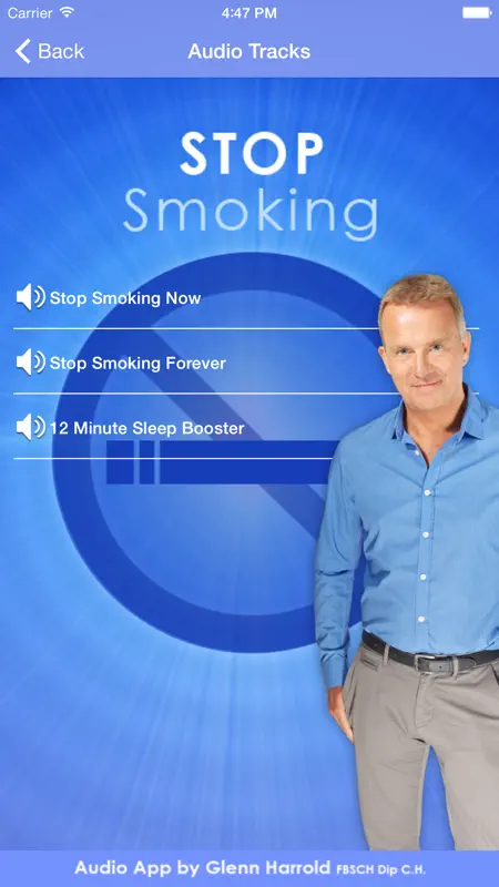 Stop Smoking Forever - Hypnosis by Glenn Harrold screenshot 2 of 5
