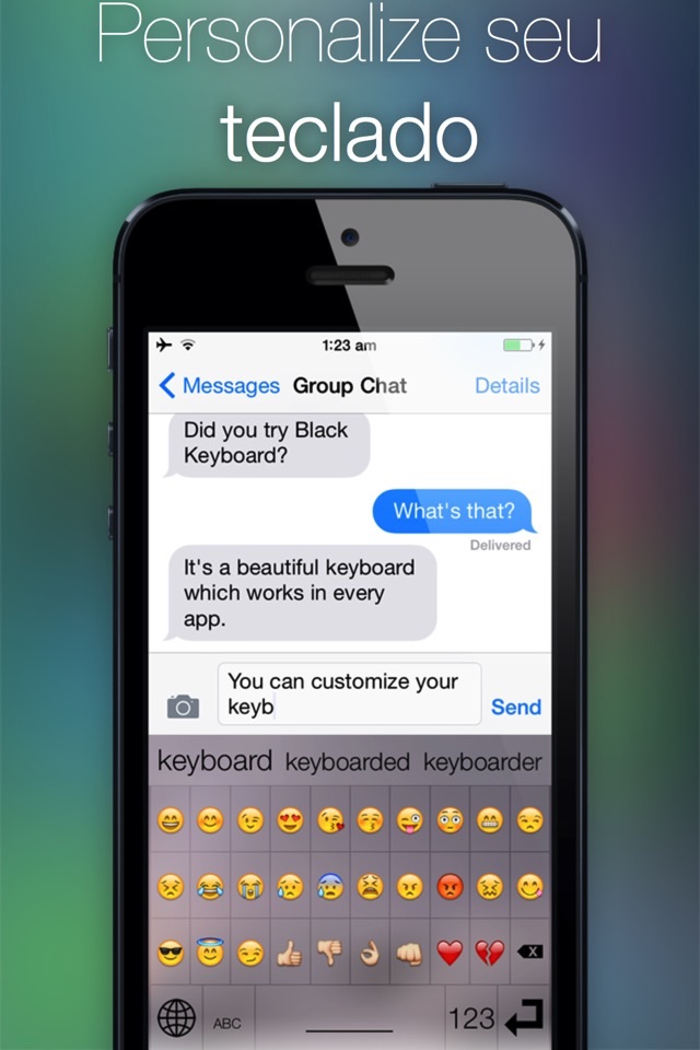 Photo Keyboard - Custom background images for your keyboard! screenshot 2