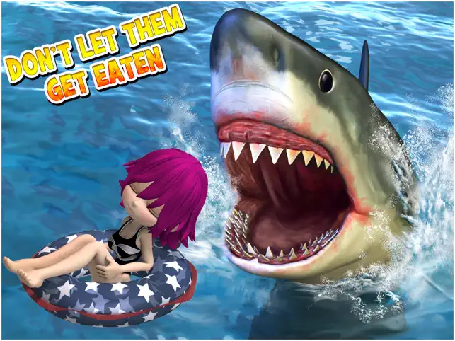 Beach Party Shark Attack HD, game for IOS