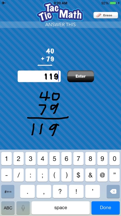 Tic Tac Math Trilogy Screenshot