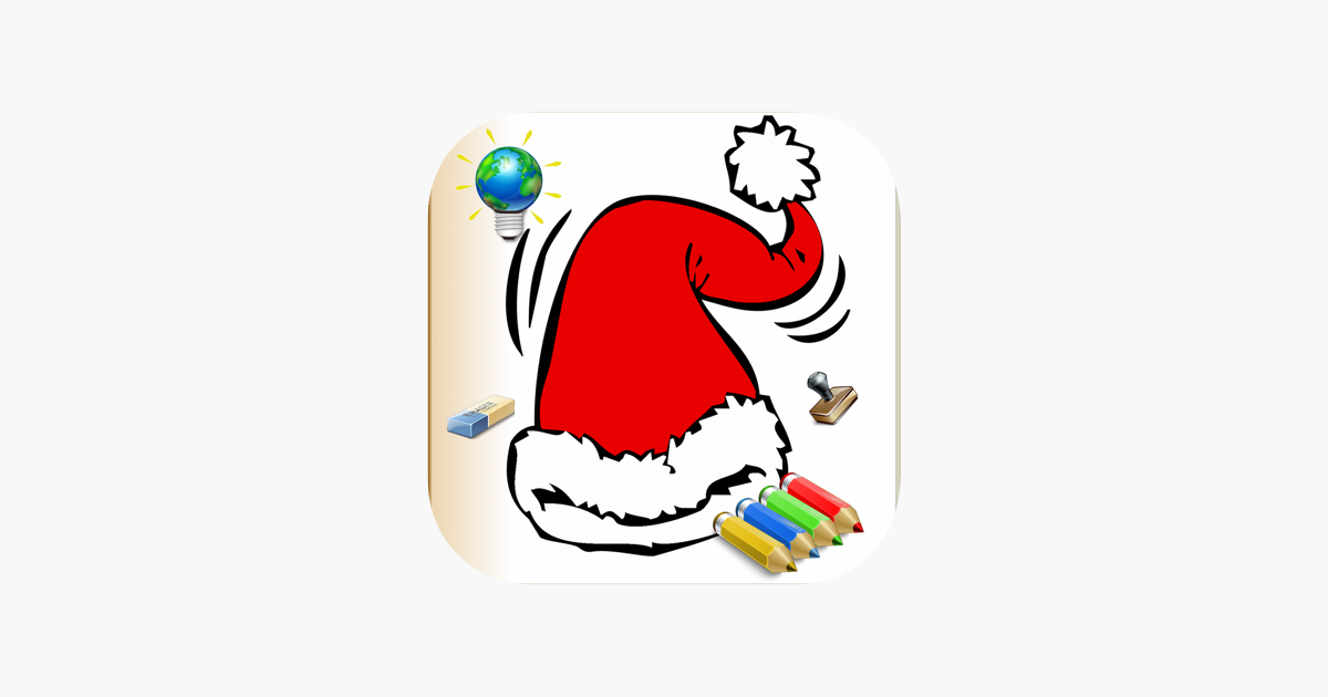 Coloranti Di Natale Per I Bambini Con Matite Colorate 24