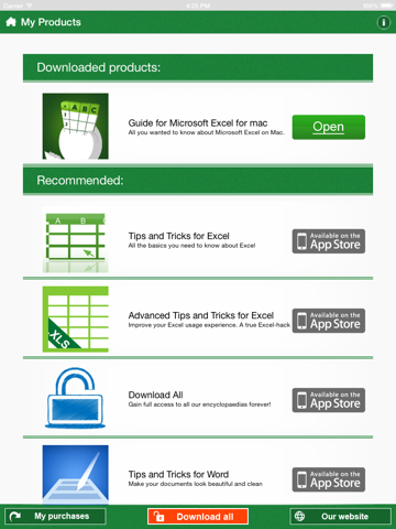 Screenshot #4 pour Guide pour Microsoft Excel pour Mac