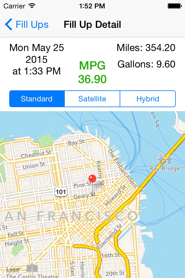 Fill Up Tracker screenshot 2