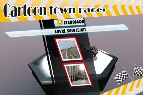 ` 3D Cartoon Town Racer Racing Simulator Free game screenshot 2