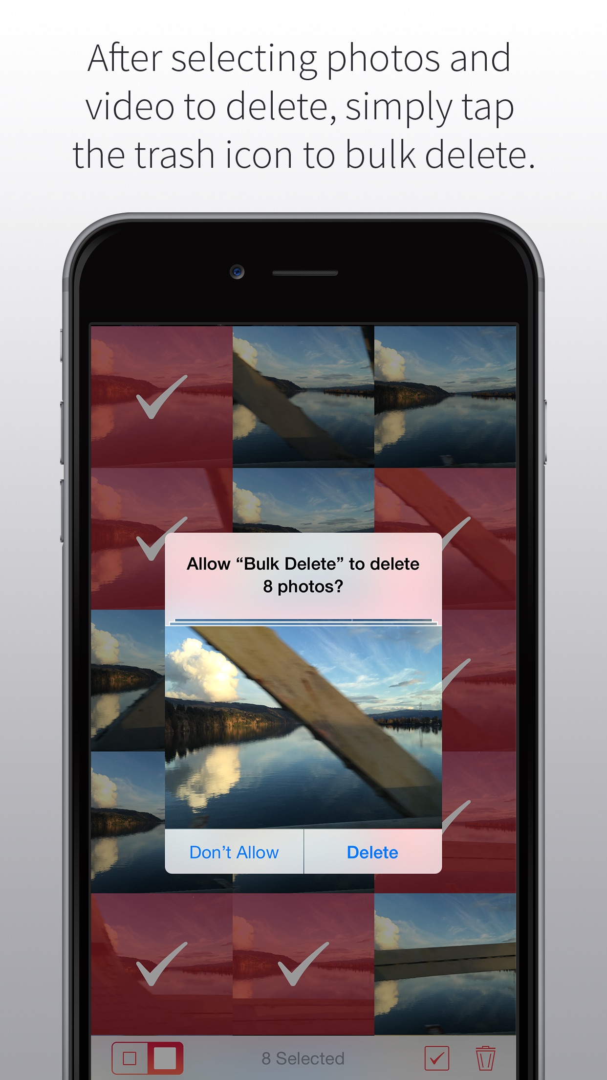 Screenshot do app Bulk Delete - Clean up your camera roll