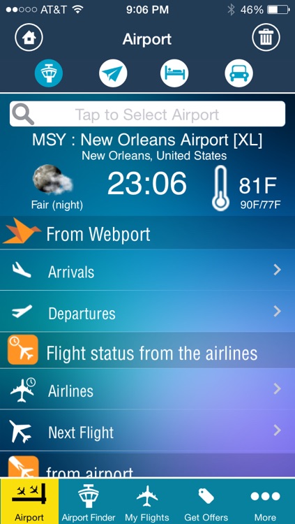 New Orleans Airport + Flight Tracker MSY Louis Armstrong