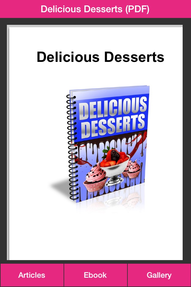 Delicious Desserts Plus - Discover A Lot Of Delicious Desserts Recipes! screenshot 3