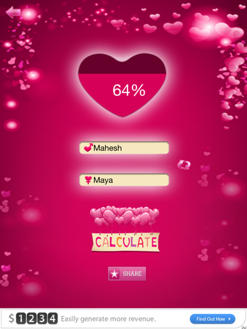 Screenshot #5 pour Love Percentage Calculator