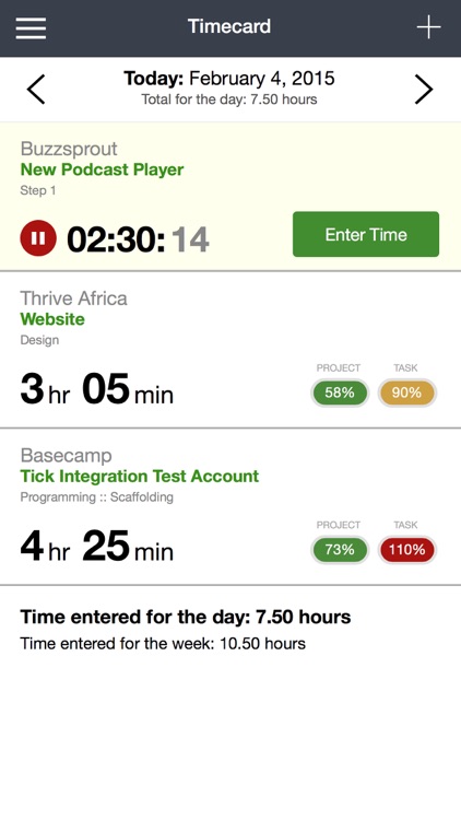 Tick (Time & Budget Tracking)