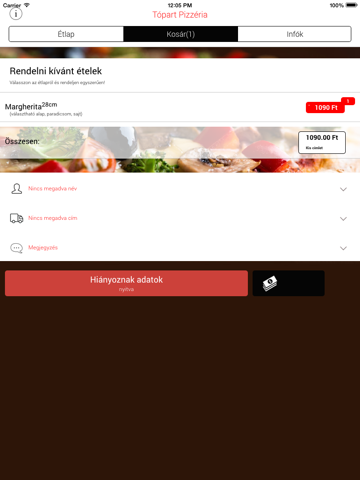 Screenshot #5 pour Tópart Pizzéria