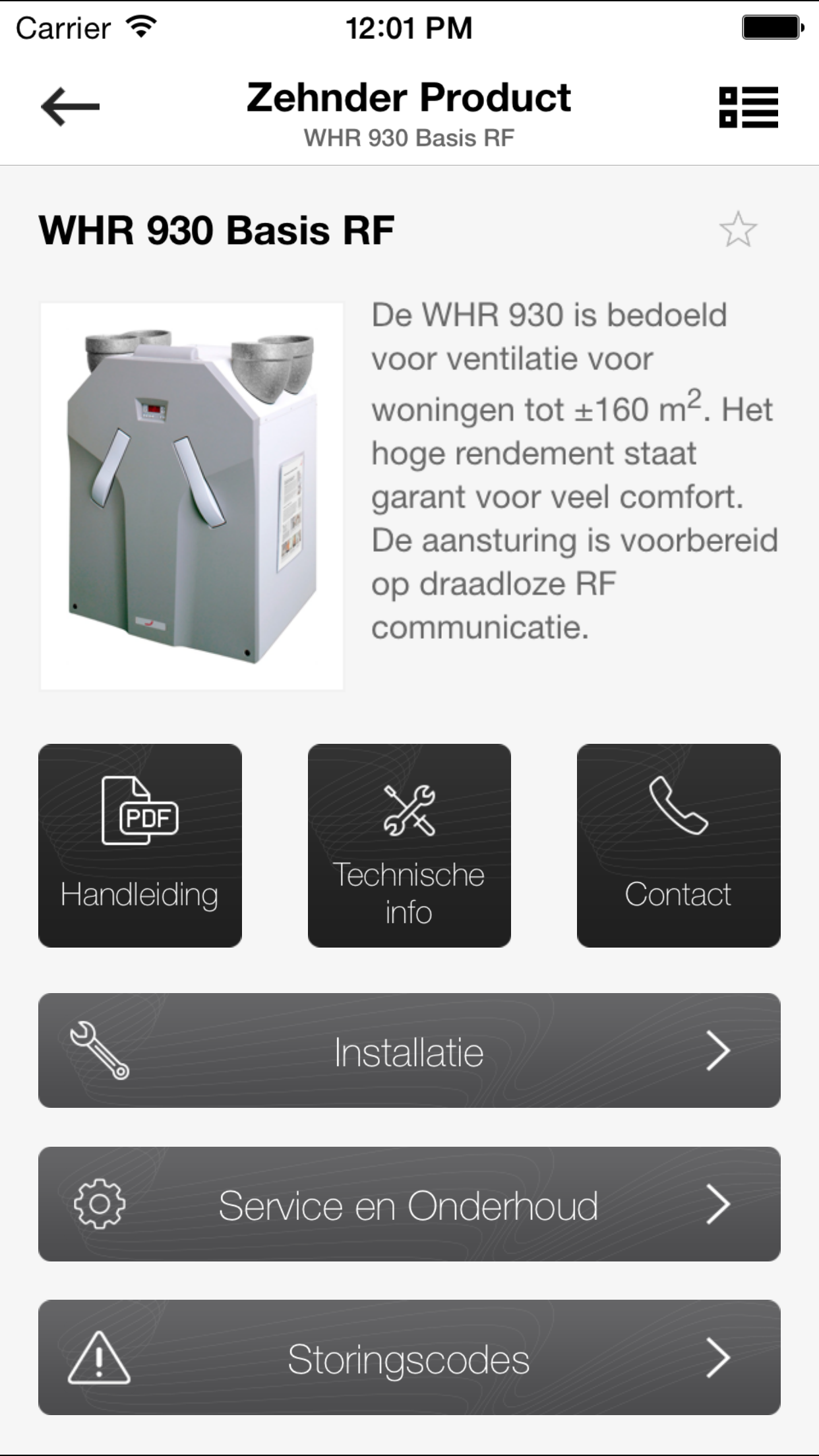 Ventilatie App