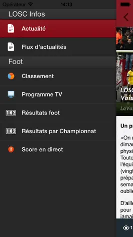 Game screenshot LOSC Infos apk