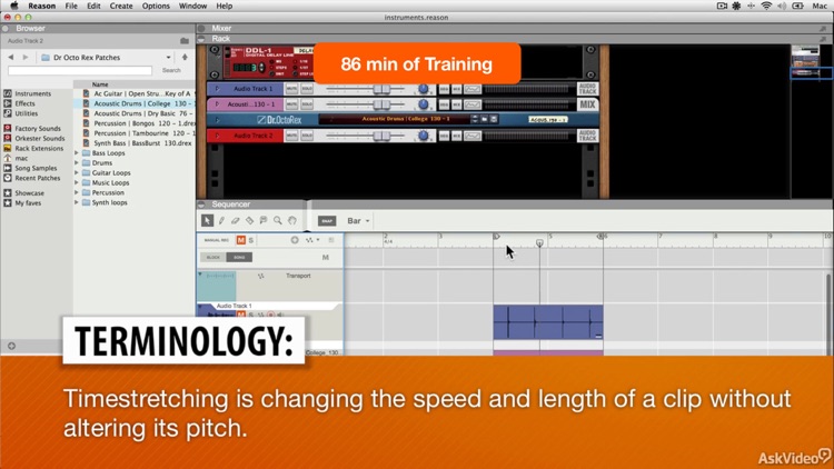 Audio Recording & Editing For Reason