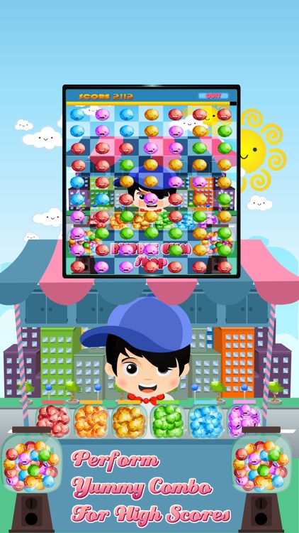 Bubble Gum Match - Jelly Matching Games for Kids and Toddler Free