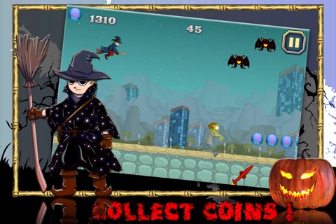 Voila!! Magic Kid : Fun on Halloween Broomstick screenshot 2