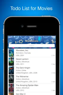 Game screenshot Movie List Free - Todo List for Movies, Wishlist for new best Movies and Hollywood movies list mod apk