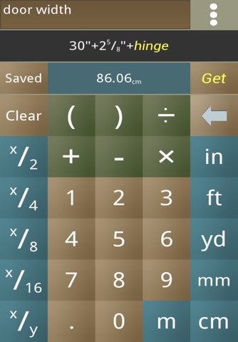 Inches+Meters Calculator Pro screenshot 3