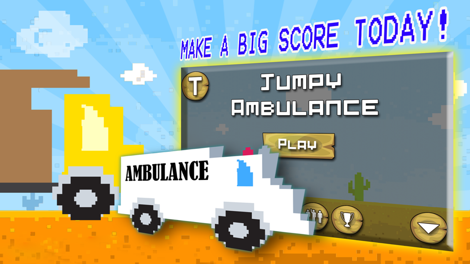#3. Jumpy Bumpy Ambulance Race With Dr. Classics Driving (iOS) 由: Kashif Tasneem