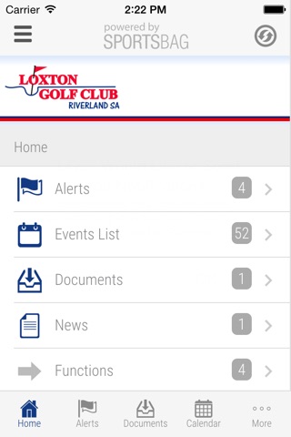 Loxton Golf Club Inc. - Sportsbag screenshot 2