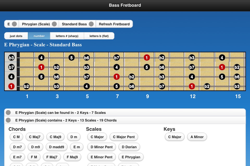 Bass Scales screenshot 3