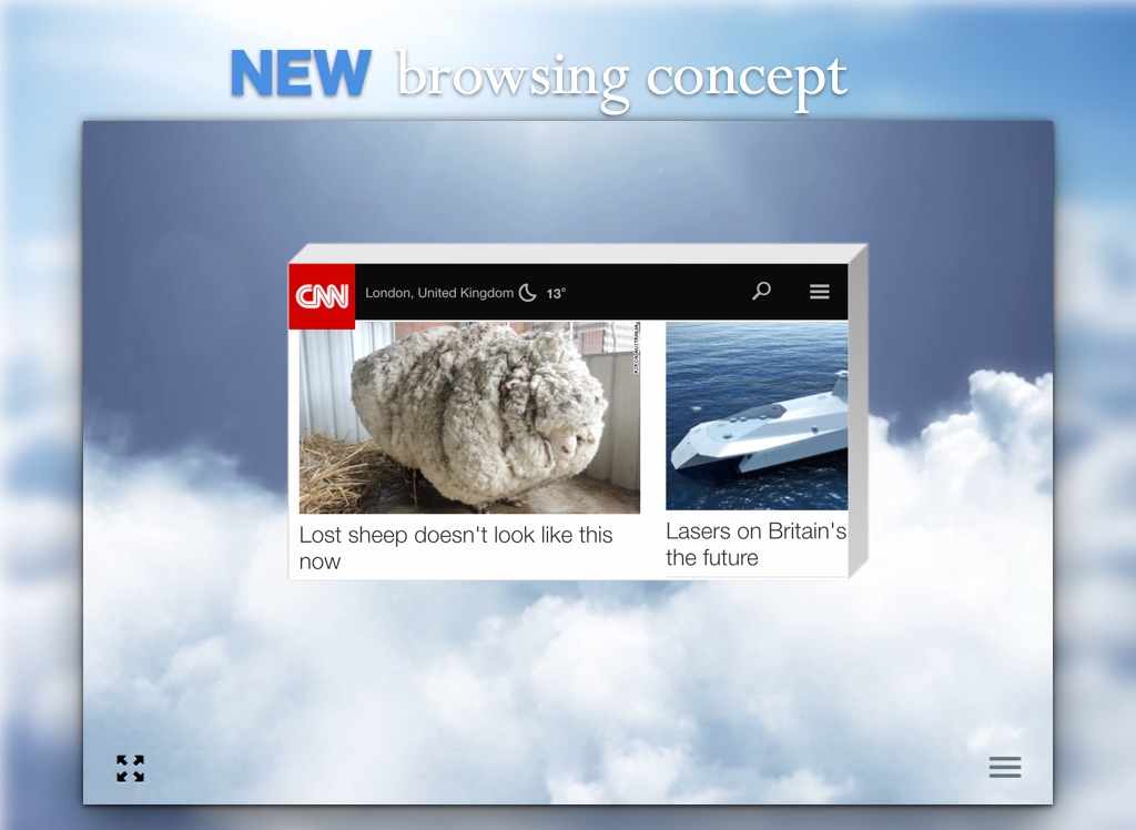 Cloud Browser HD screenshot 2