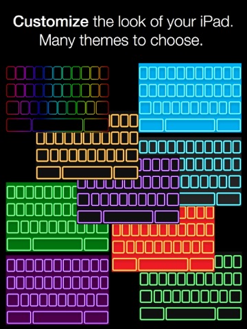 Screenshot #4 pour Neon Colored Keyboard