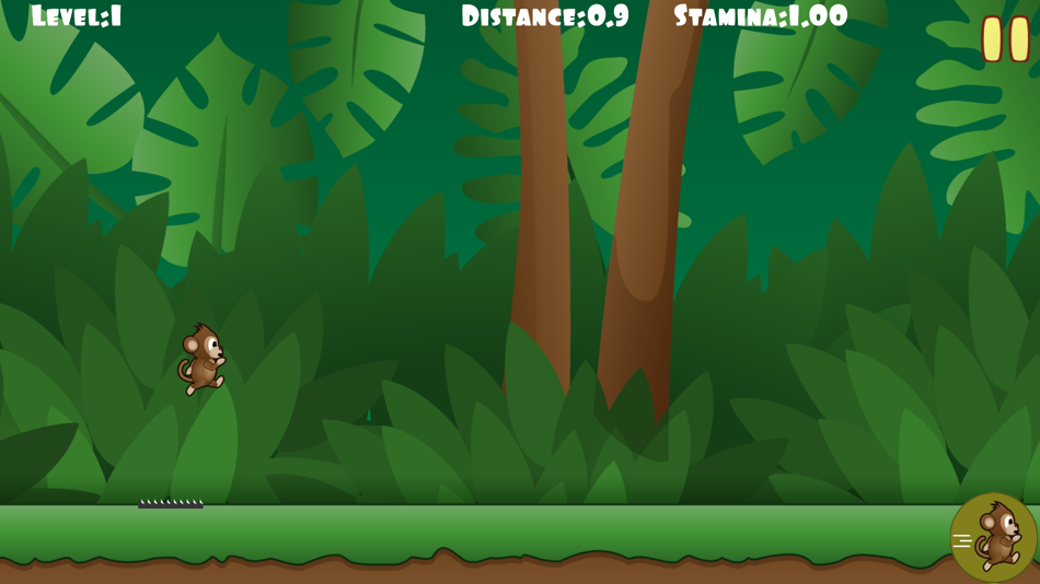 #2. Monkey Run - The Endless Marathon Game (iOS) Podle: Alpar Gal