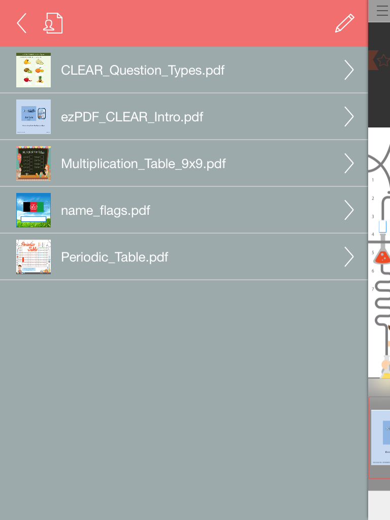 ezPDF CLEAR: Digital Textbook & Workbook