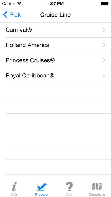 Deck Director Select - onboard cruise ship guide