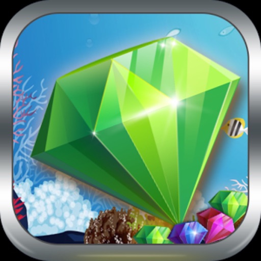 Diamond Mania Jewel HD-The best match 3 puzzel game for kids and family Icon