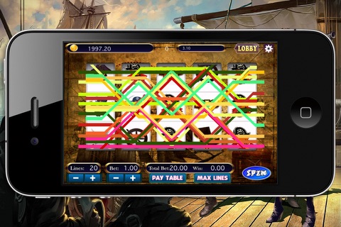 Mega Pirates Slots Machine screenshot 3