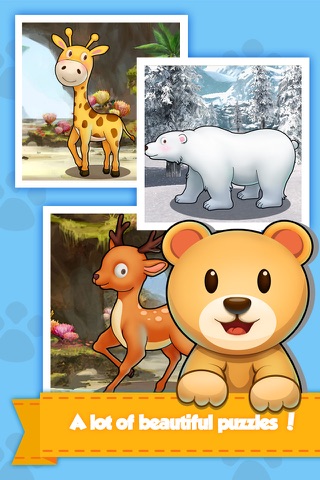 Furry Pets: Kids Jigsaw Puzzle - Kids Education Games FREE screenshot 3