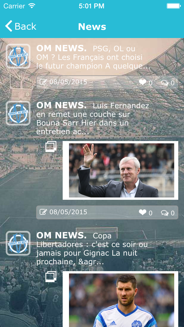 Screenshot #2 pour OM NEWS