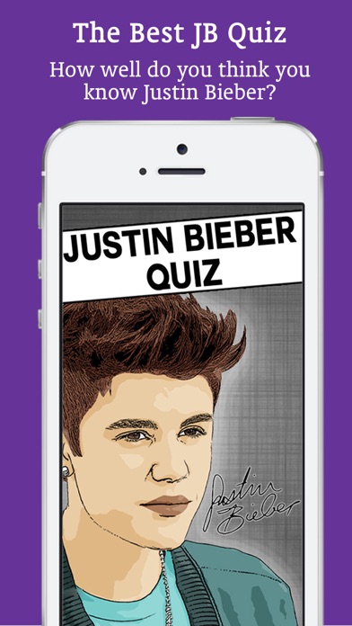 Screenshot #1 pour Quiz 4 Justin Bieber!