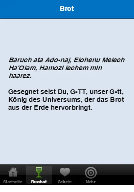 iBrachot