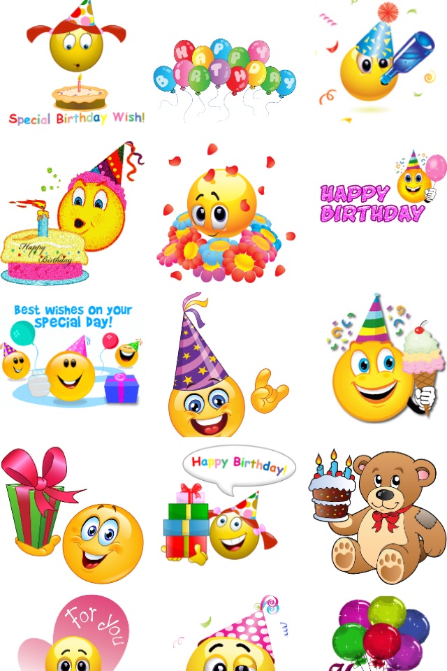 Birthday Emojis screenshot 2