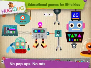 HugDug Robots - Little kids and toddlers build amazing robots and crazy machines screenshot #5 for iPad