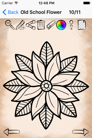 Learning To Draw Flower Tattoo Designs screenshot 4