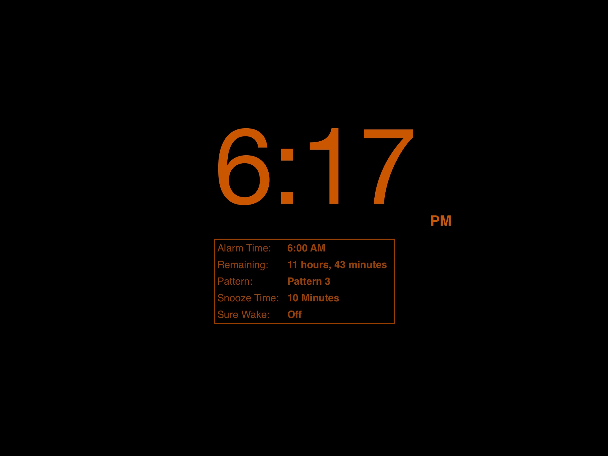 Progressive Alarm Clock for iPad screenshot 4