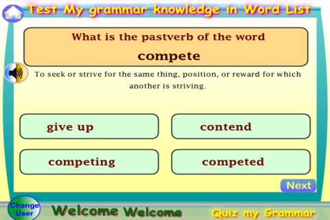 Quiz My Grammar Lite screenshot 4