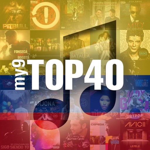 my9 Top 40 : CO listas musicales