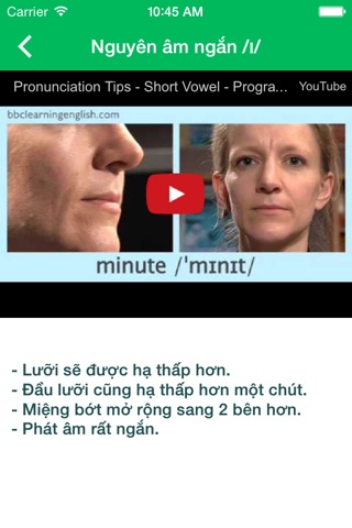 Phát âm tiếng anh chuẩn Anh Mỹ screenshot 4