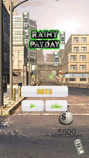 陰雨發薪日 (Rainy PayDay) - 打一個免費的錢的遊戲，你必須非常快速致富！滑動你的魔法金錢袋，並抓住大多數(圖4)-速報App