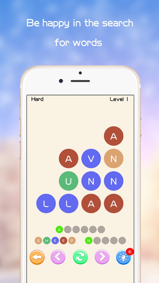 #2. Word Dots - Find Target Words, Brain Challenge Puzzles (iOS) 由: Lin Tao