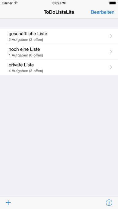 Screenshot #1 pour ToDoListsLite