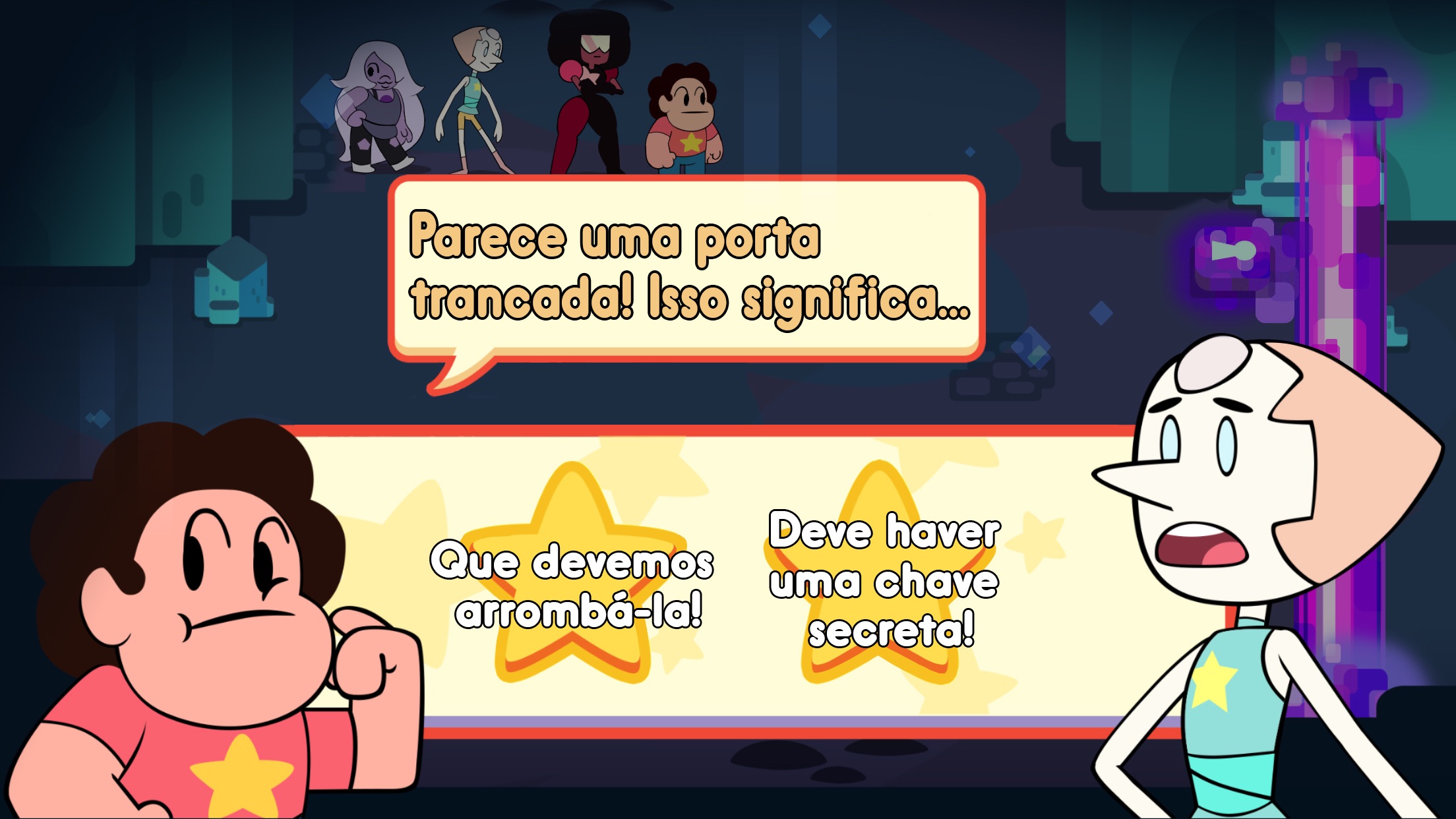 Screenshot do app Ataque ao Prisma - Steven Universo RPG Leve